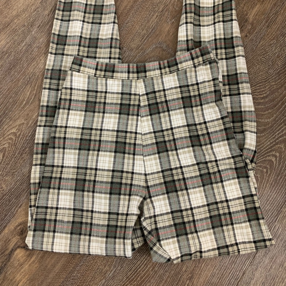 express tricot plaid leggings